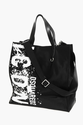 ICON Borsa in Nylon con Tracolla Regolabile