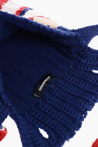 Borsa a Tracolla Crochet con Chiusura Alamari