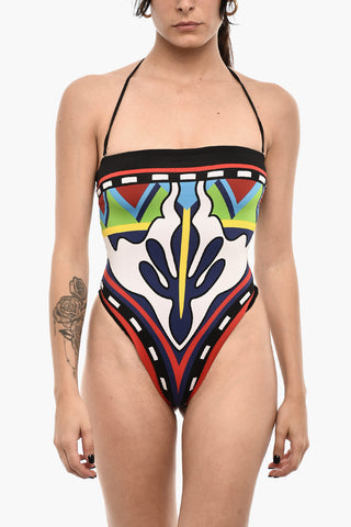 Printed One-Piece Swimsuit