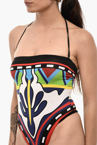 Printed One-Piece Swimsuit