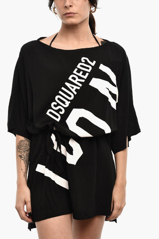 Mini Vestito ICON Svasato con Doppio Spacco Laterale