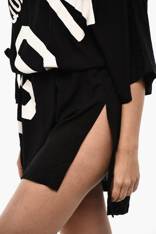 Mini Vestito ICON Svasato con Doppio Spacco Laterale