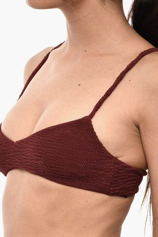 Wave Effect Bikini Top 
