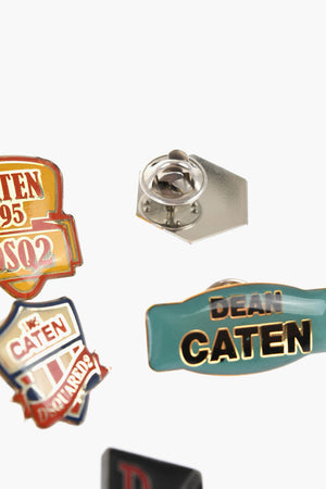 Set 5 Paia di Spille In Metallo con Monogram