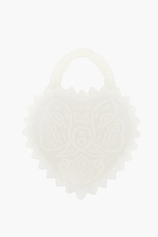 Heart Shaped ABS Hand Bag with 3D Printing