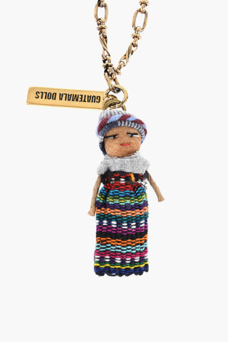 Golden Effect GUATEMALA DOLLS Necklace with Pendant