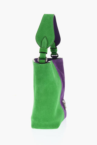 Bicolor Suede Mini Bag