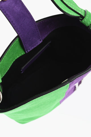Bicolor Suede Mini Bag