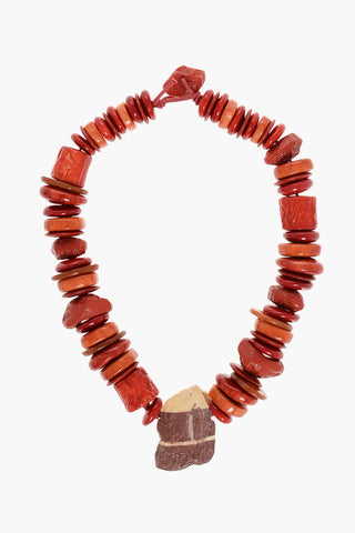 Maxi Collana In Pietre Tono su Tono