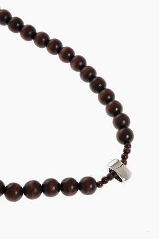 Collana In Legno a Tinta Unita
