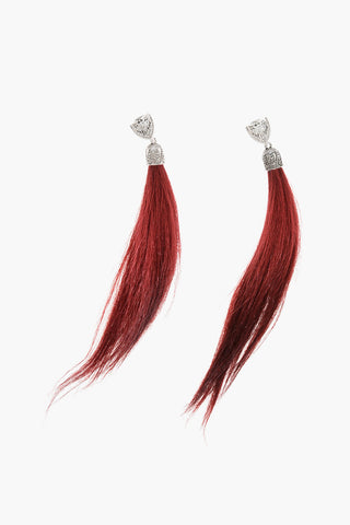 Clip on Earrins with Tassels