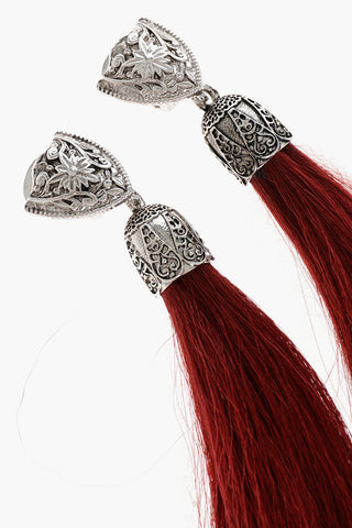 Clip on Earrins with Tassels