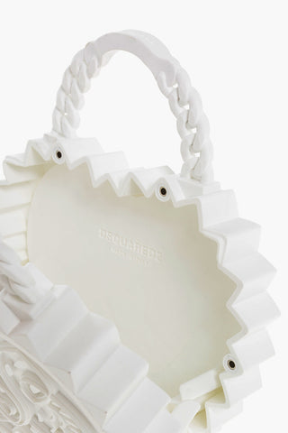 Heart Shaped ABS Hand Bag with 3D Printing