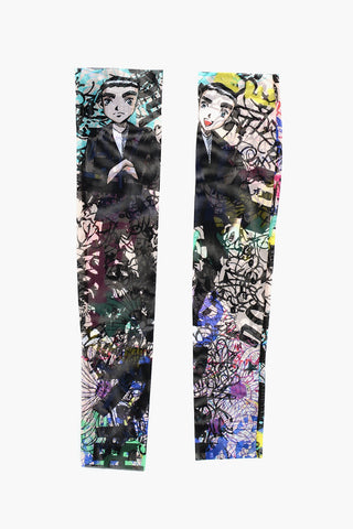Printed Mesh Muffs