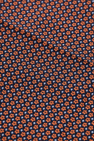 Two-Tone Silk And Cotton Pocket Square