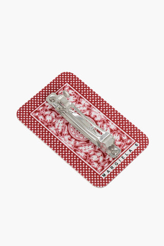 MM6 Fermaglio per Capelli in Ottone con Design a Forma di Carta da Gioco