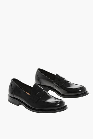 Brushed Leather FARSLEY Penny Loafers