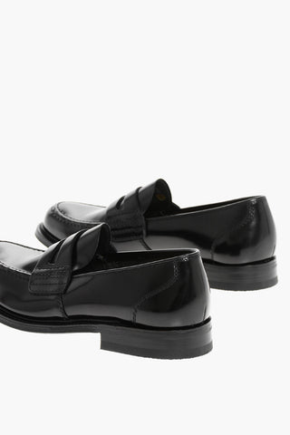 Brushed Leather FARSLEY Penny Loafers