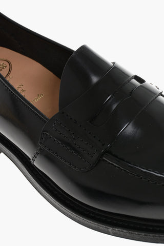 Brushed Leather FARSLEY Penny Loafers