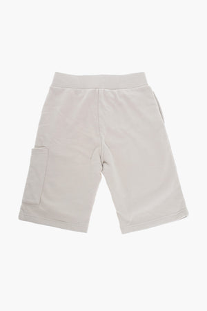 Cotton Jogger Shorts with Elastic Waist