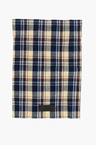 Checked Dust Bag with Logoed Detail