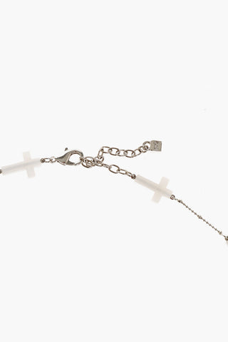Metal Necklace with Crosses