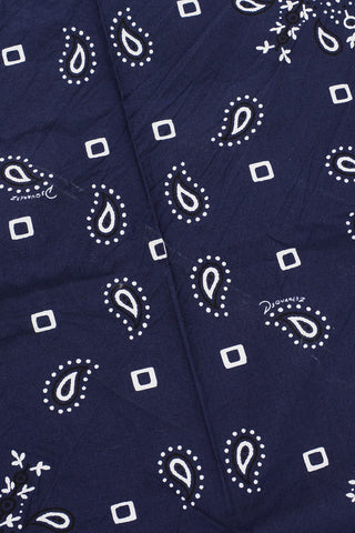 Paisley Motif Two-Tone Foulard