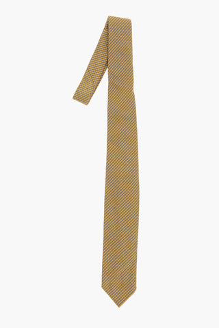 Polka Dots Silk and Cotton Tie