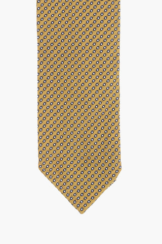 Polka Dots Silk and Cotton Tie