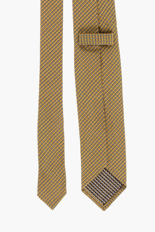 Polka Dots Silk and Cotton Tie