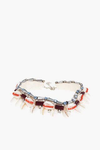 Collana Choker Impreziosita da Conchiglie e Strass