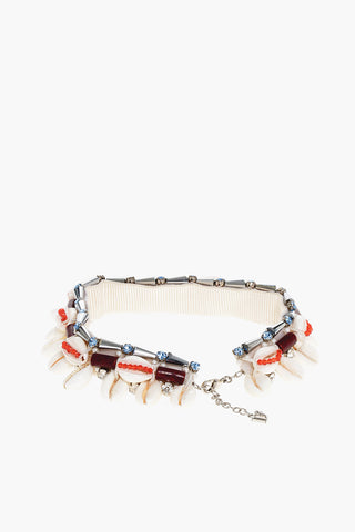 Collana Choker Impreziosita da Conchiglie e Strass