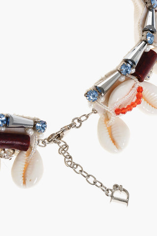 Collana Choker Impreziosita da Conchiglie e Strass