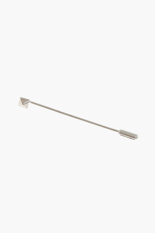 Silver-Tone Metal Tie Pin