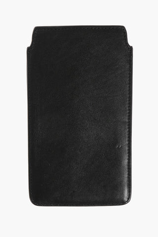 Smartphone-Hülle aus Leder und Stoff