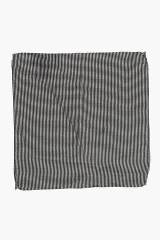 Silk Pocket Square with Micro Patterns