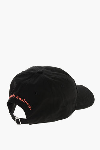 Cotton Gabardine Baseball Cap FAMILY BUSINESS with Embossed Logo