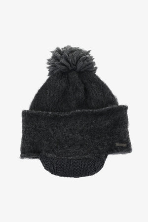 Beanie In misto Lana con Visiera