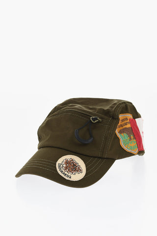 Baseballcap aus Baumwolle mit Patches
