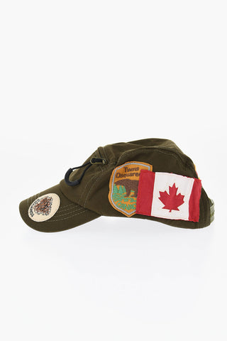 Baseballcap aus Baumwolle mit Patches