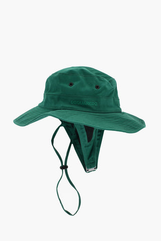 Cotton Bucket Hat with Tone-on-Tone Logo