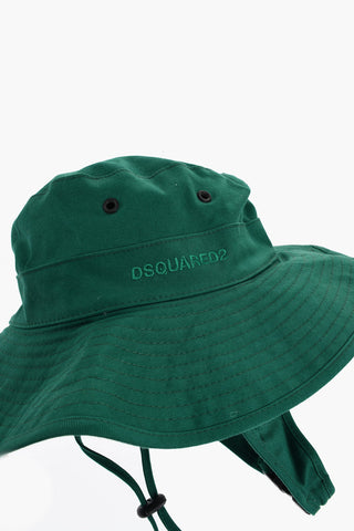 Cotton Bucket Hat with Tone-on-Tone Logo
