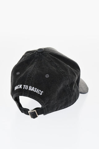 Vintage-Effect Cotton Baseball Cap