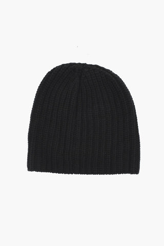 Woll- und Kaschmir-Beanie ICON mit geprägtem Logo