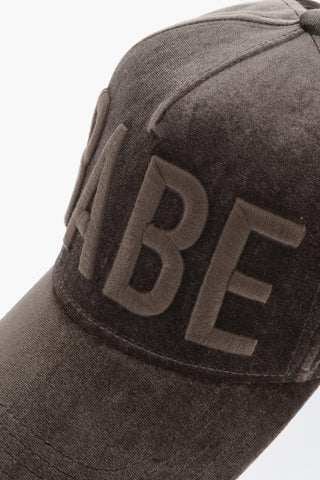 Velvet Cap with Tone on Tone Embroidery