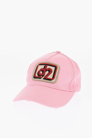 Baseballcap aus Baumwolle mit Monogramm-Stickerei