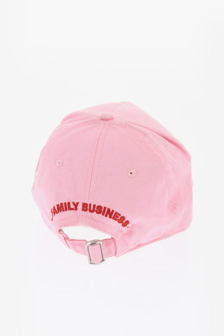 면 소재 베이스볼 캡 모노그램 자수