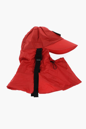 Nylon Sahara Hat with Logo Patch