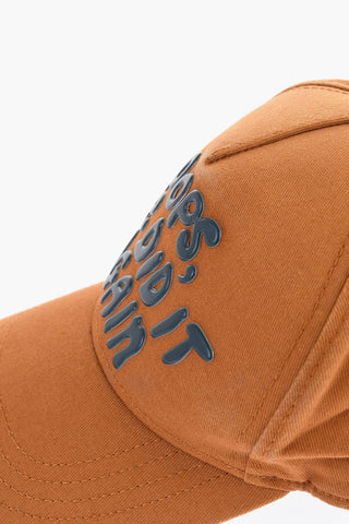 Baseballcap Aus Baumwolle Mit Relief-Detail