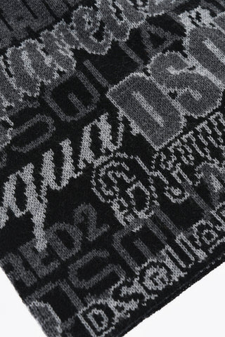 All-Over Logo Embroidered Wool Beanie